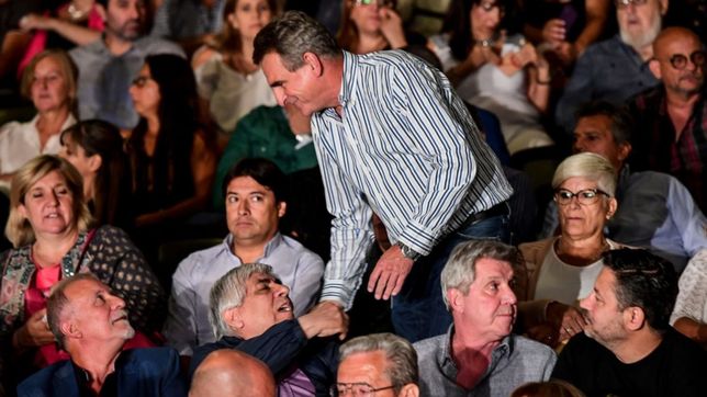 moyano, rossi y galmarini, juntos en un homenaje a campora