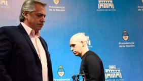 Ya es un clásico: chocan de nuevo Fernández y Larreta, ahora por la Corte