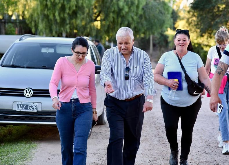 Marclay junto a Lauritto, cuando la diputada era una de las funcionarias claves del intendente de Concepción del Uruguay.