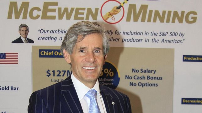 Robert McEwen, el fanático de Milei, que quiere explotar una mina en San Juan
