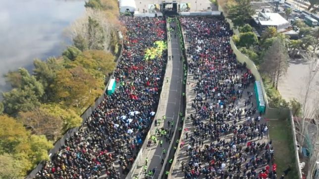 cavalieri revalido su liderazgo en el pogo gremial mas grande del mundo