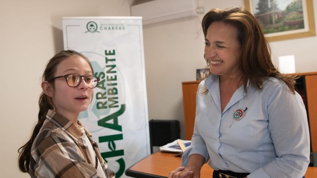 Myrian Prunotto junto a Ian Moche