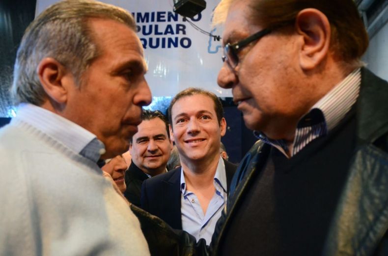 Omar Gutiérrez Jorge Sapag Guillermo Pereyra