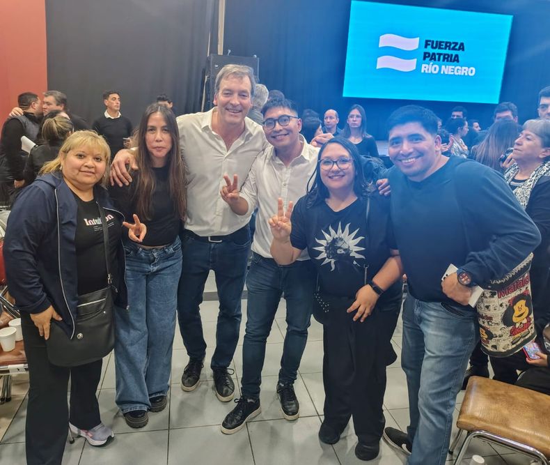 Martín Soria, cara de Fuerza Patria, días previos a la elección en Río Negro.