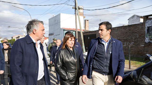Patricia Bullrich recorrió San Isidro con Ramón Lanús.