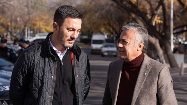 Mendoza: Luis Petri y Alfredo Cornejo: de enfrentarse en las uras, a convivir en el apoyo al gobierno libertario.