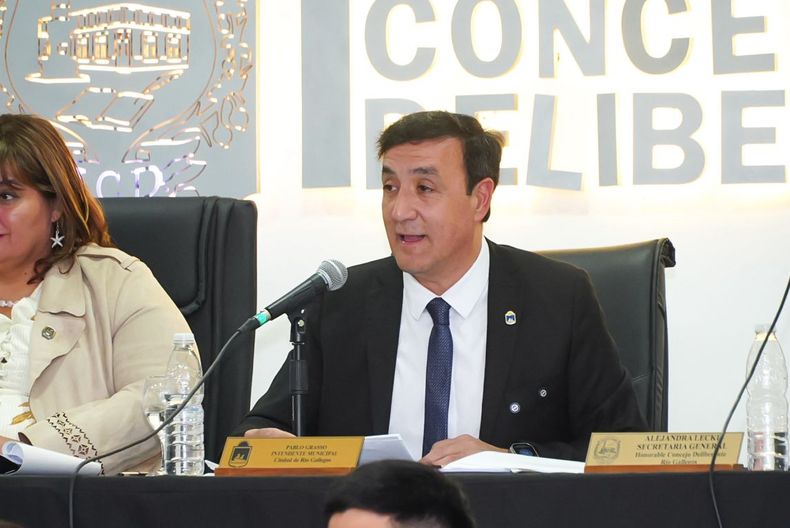 Pablo Grasso, intendente de la capital de Santa Cruz, avanza en el Partido Justicialista.