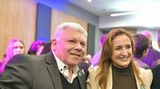 Gustavo Benedetti junto a Myrian Prunotto, radicales aliados al PJ de Córdoba&nbsp;