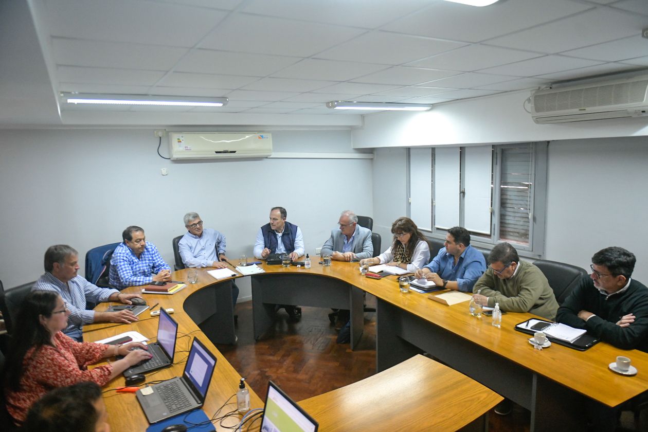 Comisión de Presupuesto y Hacienda del Senado de Entre Ríos en el momento de dictaminar en favor del RIGI y el RINI.