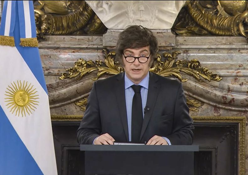 Javier Milei, presidente de Argentina.