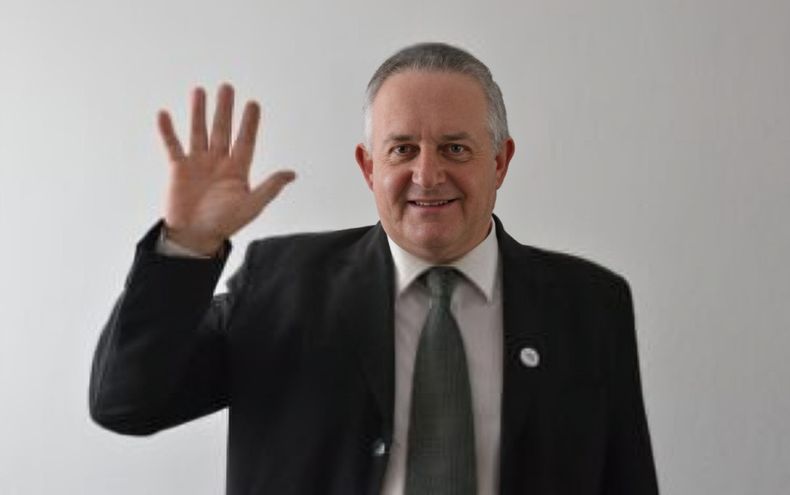 Mario Lamberghini, candidato del Partido Libertario de Río Cuarto.