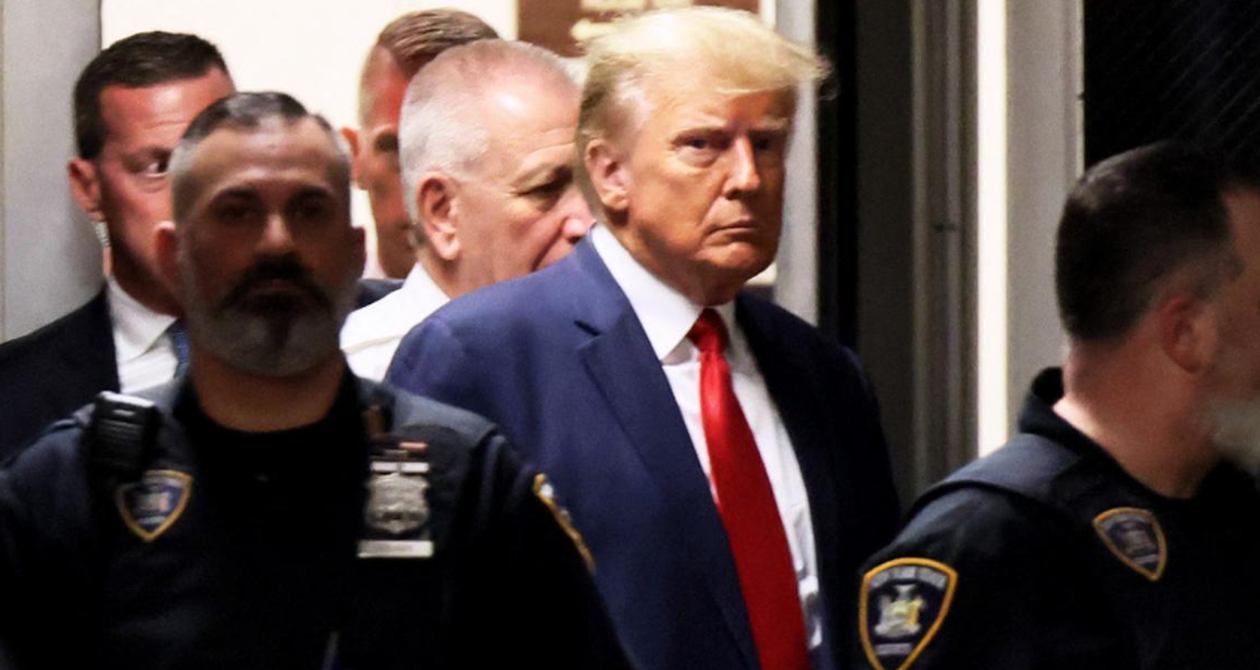Donald Trump, fichado.