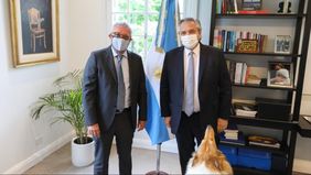 El presidente Fernández recibió al intendente Zamora en la Quinta de Olivos