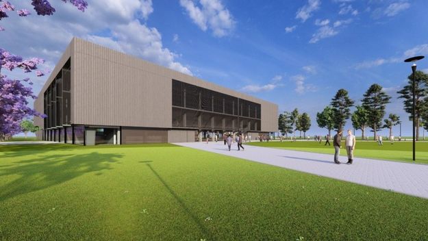 Uno de los renders que el gobierno de Pablo Javkin dio a conocer sobre el proyecto que pretenden en la exRural de Rosario.