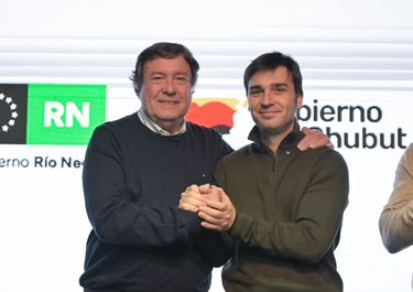 Alberto Weretilneck e Ignacio Torres, gobernadores de Río Negro y Chubut.&nbsp;