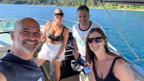 El presidente del PRO en Río Negro, de vacaciones con familia y amigos en Villa la Angostura.