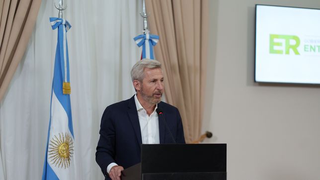 Rogelio Frigerio, gobernador de Entre Ríos, dio una conferencia de prensa este martes en la Casa Gris.