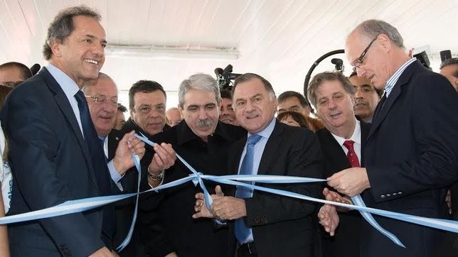 anibal fernandez viajo a varela para calmar los animos de pereyra y los intendentes