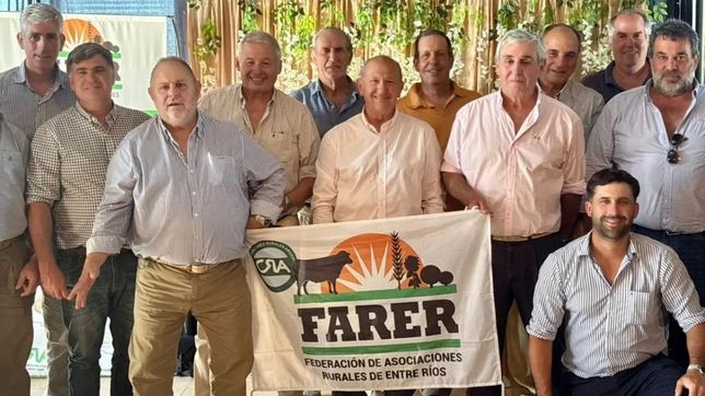 Sergio Dalcol es el nuevo presidente de la Federación de Asociaciones Rurales de Entre Ríos.