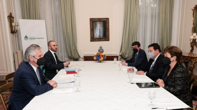 reunion con georgieva: cero definiciones y un pleno al g20 por las sobretasas