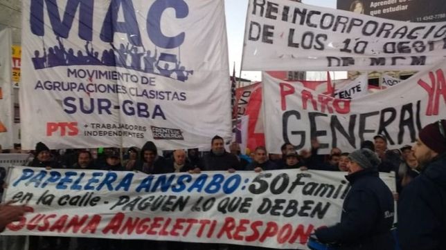 el vidalismo ante el cierre de una papelera: ?no es una cuestion generada ahora?
