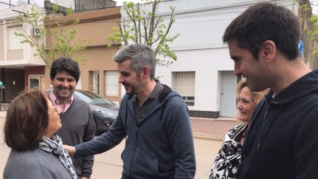 otra visita de pena a la tierra de vidal: fue a chacabuco para respaldar a aiola