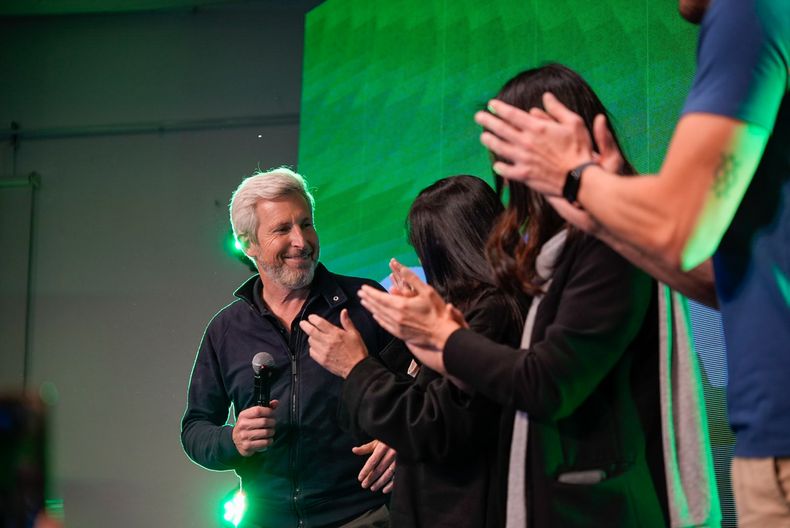 Frigerio celebró la victoria de Juntos por Entre Ríos.