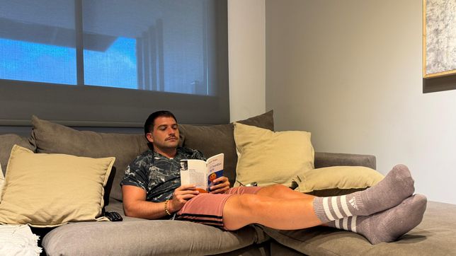 Martín Juez, pausa en su casa, previa al inicio de actividades en el Concejo Deliberante.