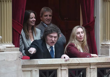 Javier Milei en&nbsp; Diputados.