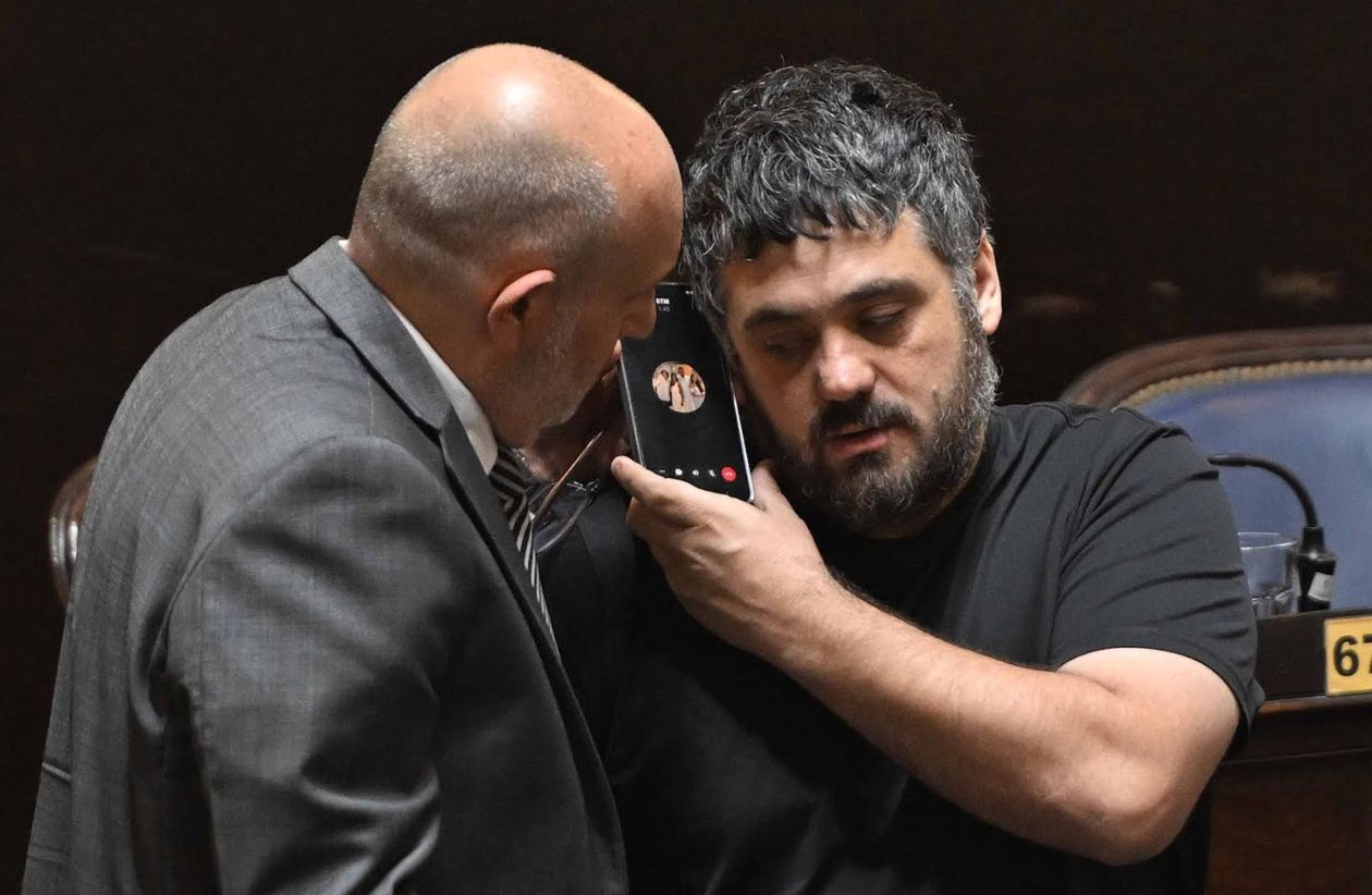Alexis Guerrera (Frente Renovador) y Facundo Tignanelli (La Cámpora)
