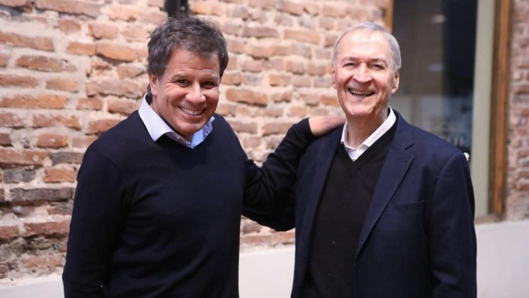 Facundo Manes y Juan Schiaretti.