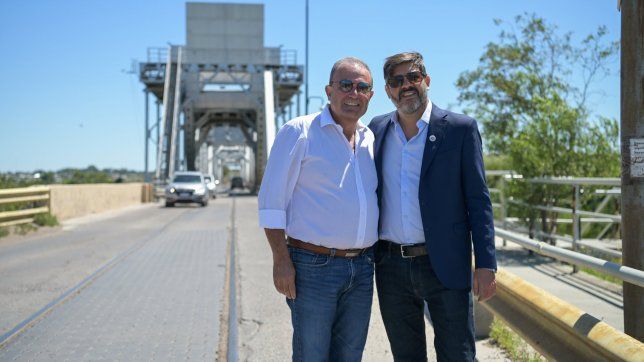 Carlos Bianco y el vicegobernador de Río Negro, Pedro Pesatti