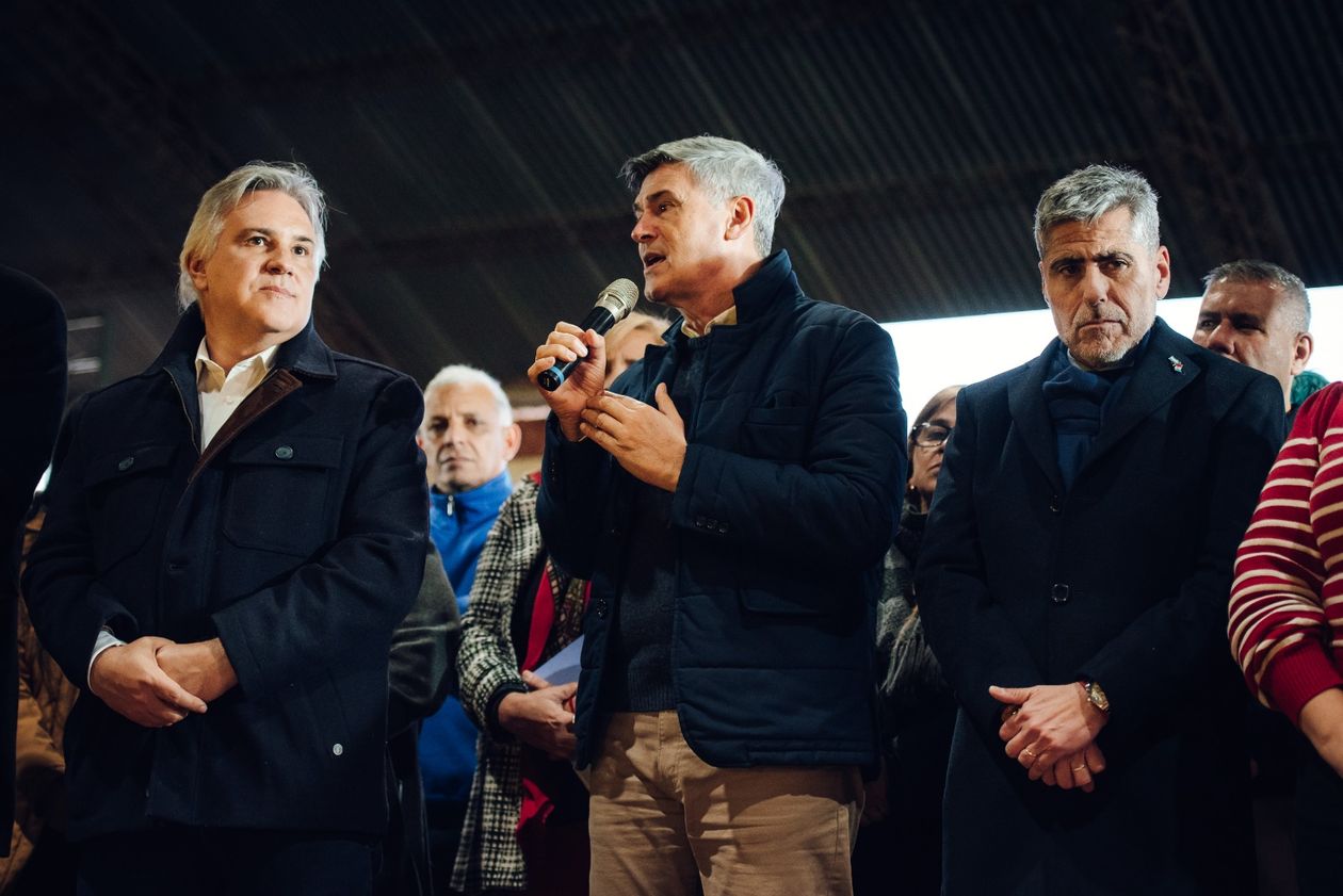 Martín Llaryora, Daniel Passerini&nbsp; Juan Pablo Quinteros, apuran el plan político para la ciudad de Córdoba