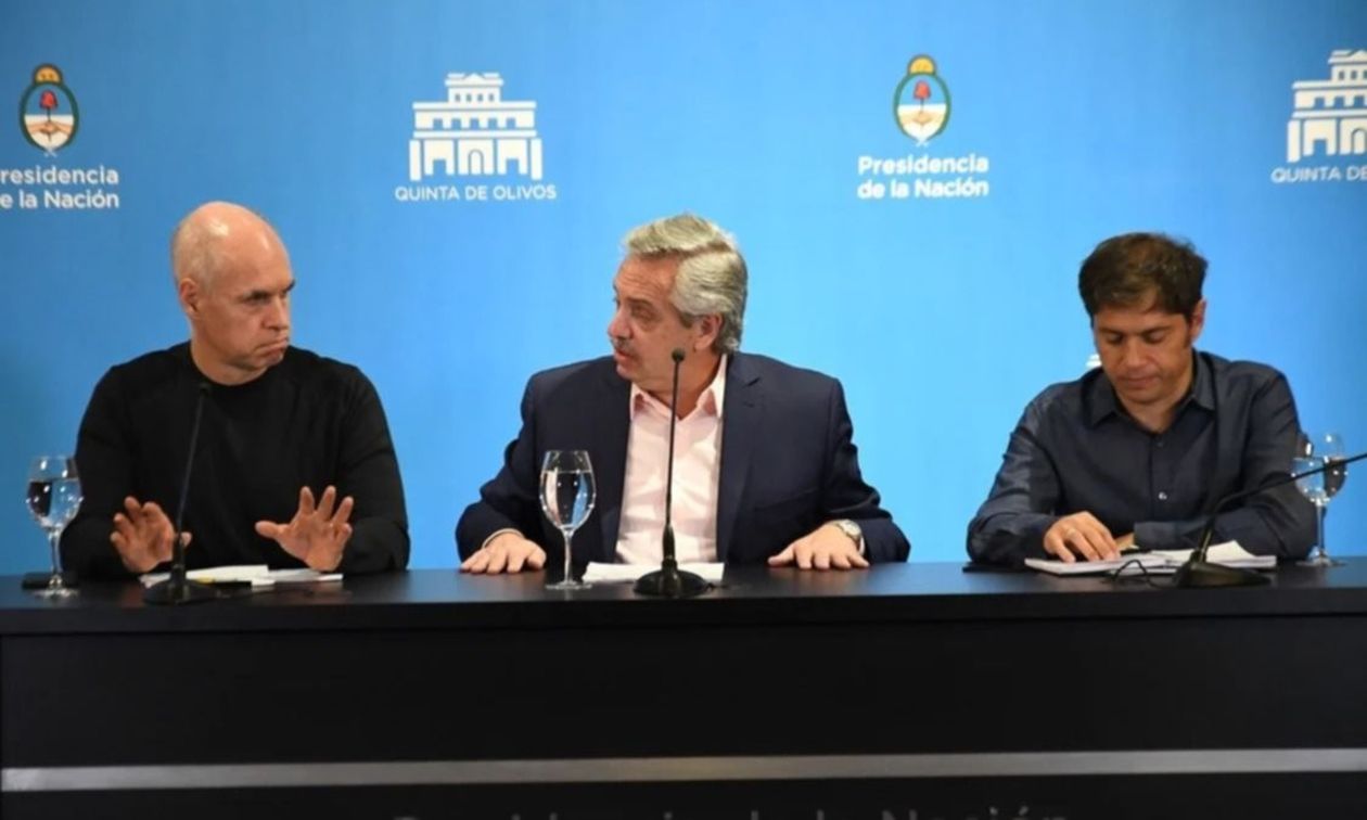 Larreta y Alberto y Axel Larreta y Alberto y Axel