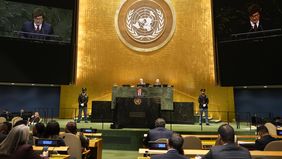 Javier MIlei en la ONU.