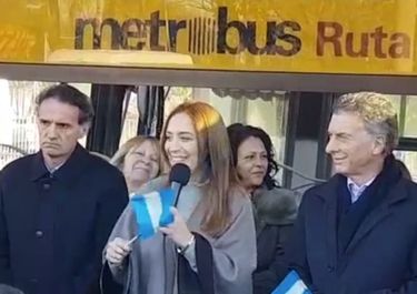 Cruce López Medrano - Katopodis tras el acto de Macri en San Martín