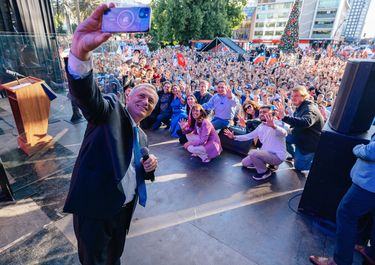 José Antonio Kast, favorito para el ballotage de este domingo en Chile.