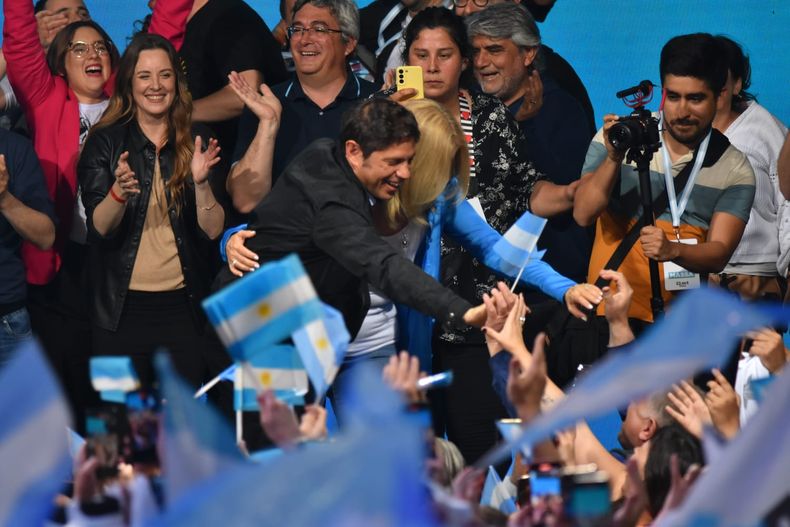 Axel Kicillof y Verónica Magario Axel Kicillof y Verónica Magario