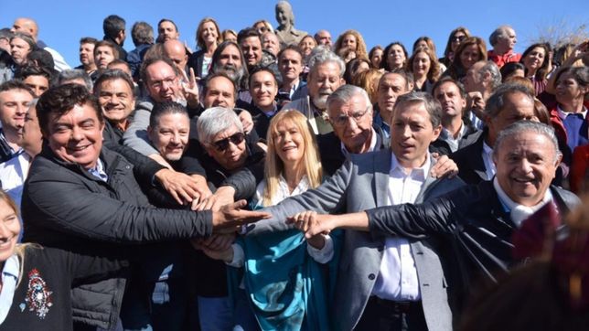 con euforia liturgica por evita, el pj bonaerense decreto unidad sin internas