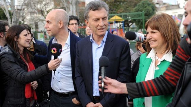 larreta y macri, tambien divididos por la semantica: juntos vs. cambio