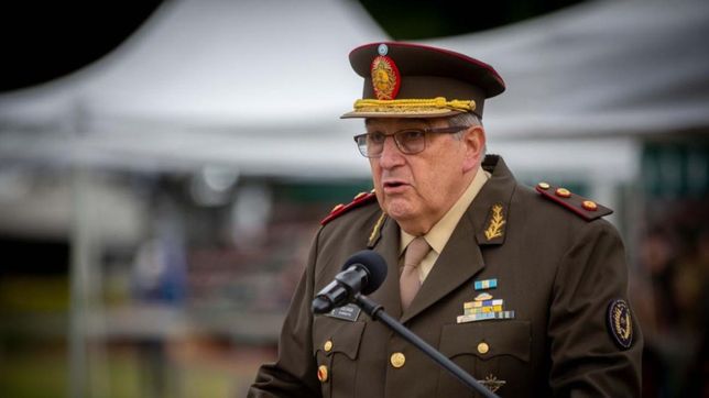 El general retirado Rodrigo Soloaga, destituido.