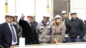 Mar del Plata: Telerman y Pulti supervisaron las obras del Museo de Arte Contemporáneo