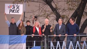 Cebado por Belgrano y Mendoza, Macri marcha con Vidal en Junín