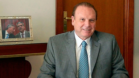 Raúl Othacehé, dirigente de Merlo.