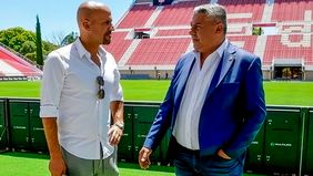 Juan Sebastián Verón y Claudio Tapia.