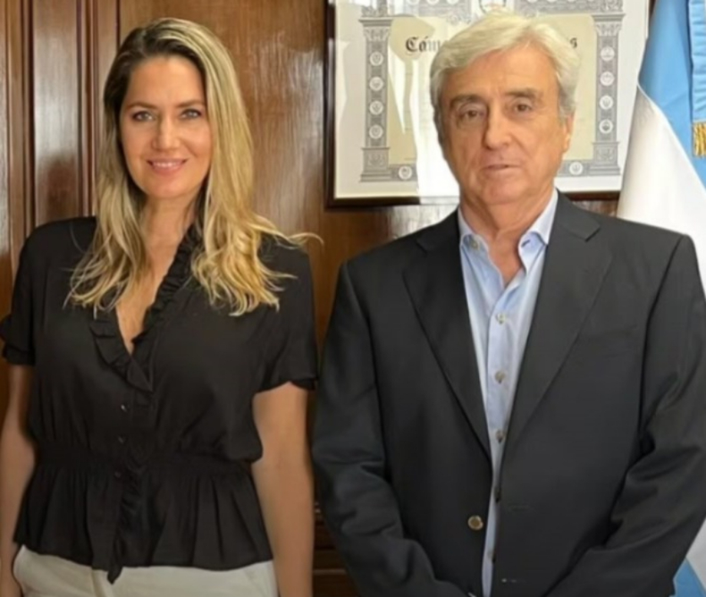 Carolina Losada y Eduardo Galaretto, los senadores radicales de Santa Fe.