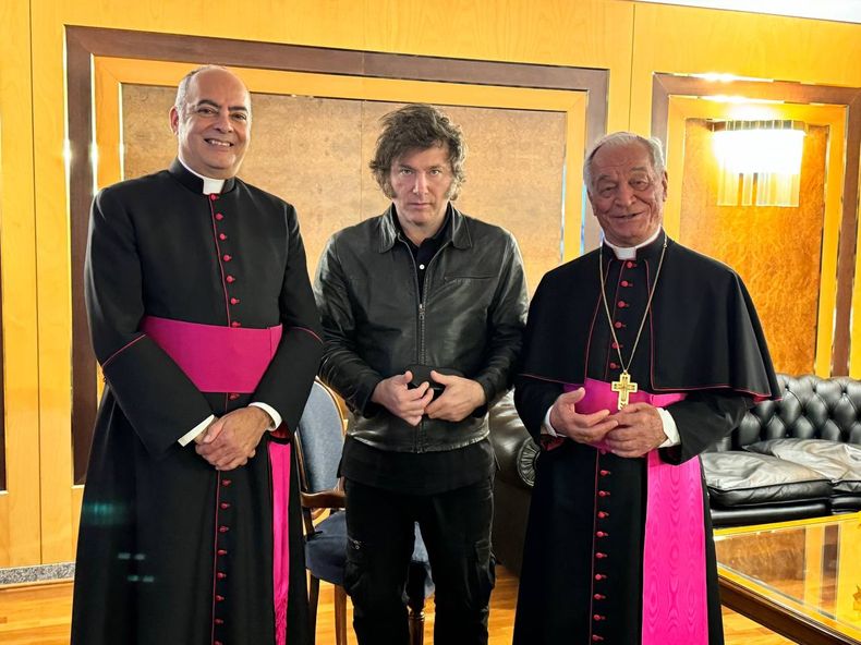 Luego de su visita a Israel, Javier Milei viajó a Roma, Italia.