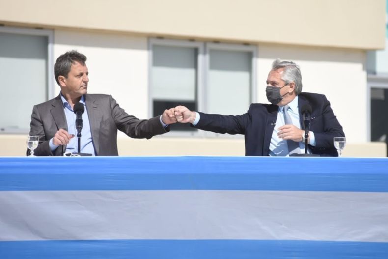 Sergio Massa y Alberto Fernández Sergio Massa Alberto Fernandez PASO 2021