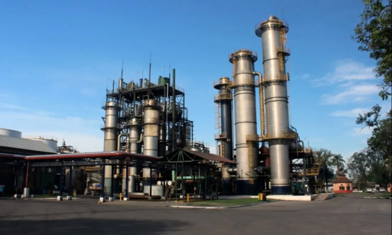 Planta de biocombustibles.