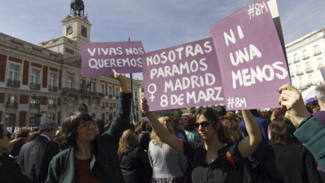 miles de mujeres de todo el mundo salieron a las calles por sus derechos